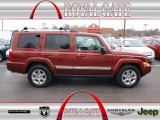 2008 Red Rock Crystal Pearl Jeep Commander Limited 4x4 #77042424