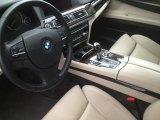 2011 BMW 7 Series 750Li Sedan Oyster/Black Interior
