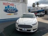 2013 White Platinum Metallic Tri-coat Ford Fusion SE 1.6 EcoBoost #77042462