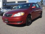 2006 Impulse Red Pearl Toyota Corolla LE #77069251