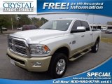 2011 Bright White Dodge Ram 2500 HD Laramie Longhorn Crew Cab 4x4 #77077423