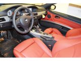 2013 BMW 3 Series 335is Coupe Coral Red/Black Interior