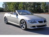 2008 Mineral Silver Metallic BMW 6 Series 650i Convertible #7704458