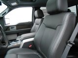 2013 Ford F150 Lariat SuperCrew 4x4 Black Interior