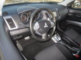 2012 Mitsubishi Outlander GT S AWD Black Interior