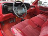 1995 Dodge Ram 2500 SLT Regular Cab 4x4 Red Interior