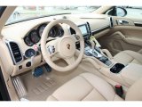 2013 Porsche Cayenne S Hybrid Luxor Beige Interior