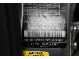 2012 LR2 Color Code for Orkney Grey Metallic - Color Code: 949