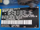 2009 Highlander Color Code for Blue Streak Metallic - Color Code: 8T7
