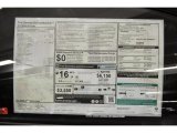 2013 BMW M6 Coupe Window Sticker