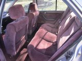 1991 Honda Accord LX Sedan Rear Seat