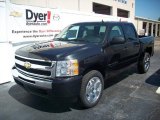 2009 Black Granite Metallic Chevrolet Silverado 1500 LT Crew Cab #7695946