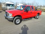 2002 Ford F250 Super Duty Red Clearcoat