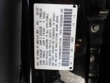 2007 Accord Color Code for Nighthawk Black Pearl - Color Code: B92PX
