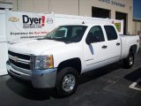 2009 Summit White Chevrolet Silverado 2500HD LT Crew Cab 4x4 #7695936