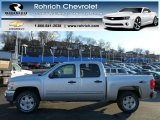 2013 Silver Ice Metallic Chevrolet Silverado 1500 LT Crew Cab 4x4 #77107713