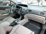 2013 Honda Civic EX-L Coupe Gray Interior
