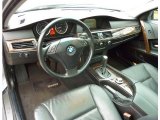 2004 BMW 5 Series 525i Sedan Black Interior