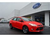 Race Red Ford Focus in 2013