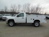 2013 Summit White Chevrolet Silverado 3500HD WT Regular Cab Utility Truck #77167498