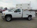 2013 Summit White Chevrolet Silverado 3500HD WT Regular Cab 4x4 Utility Truck #77167494