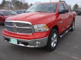 2013 Flame Red Ram 1500 Big Horn Crew Cab 4x4 #77166900