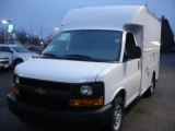 2013 Summit White Chevrolet Express Cutaway 3500 Utility Van #77166802