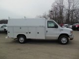 2012 Oxford White Ford E Series Cutaway E350 Commercial Utility Truck #77166878