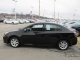 Super Black Nissan Sentra in 2010