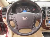 2007 Hyundai Santa Fe Limited 4WD Steering Wheel