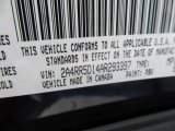 2010 Town & Country Color Code for Blackberry Pearl - Color Code: PBV