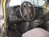2007 GMC Savana Cutaway 3500 Commercial Cargo Van Medium Pewter Interior