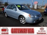 2006 Ice Blue Kia Spectra EX Sedan #77219392