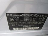 2011 Sonata Color Code for Radiant Silver - Color Code: SM