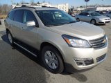 2013 Champagne Silver Metallic Chevrolet Traverse LT #77219264