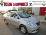 Brilliant Silver Nissan Versa in 2013