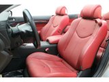 2009 Infiniti G 37 Convertible Monaco Red Interior