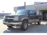 2003 Dark Green Metallic Chevrolet Silverado 2500HD LT Extended Cab 4x4 #77270628