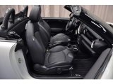 2012 Mini Cooper Convertible Punch Carbon Black Leather Interior