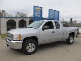 2013 Silver Ice Metallic Chevrolet Silverado 1500 LT Extended Cab 4x4 #77270353