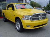 2009 Detonator Yellow Dodge Ram 1500 Sport Crew Cab 4x4 #7702911