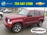2008 Inferno Red Crystal Pearl Jeep Liberty Sport 4x4 #77270714
