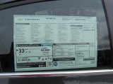 2013 Chevrolet Cruze ECO Window Sticker