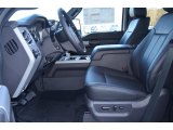 2013 Ford F250 Super Duty Lariat Crew Cab Black Interior