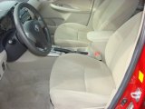 2011 Toyota Corolla LE Bisque Interior
