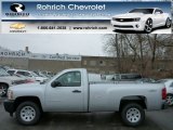 2013 Silver Ice Metallic Chevrolet Silverado 1500 Work Truck Regular Cab 4x4 #77270923