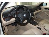 2005 BMW 3 Series 325i Sedan Sand Interior
