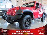2013 Rock Lobster Red Jeep Wrangler Unlimited Moab Edition 4x4 #77270431