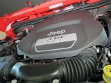 2013 Jeep Wrangler Unlimited Moab Edition 4x4 3.6 Liter DOHC 24-Valve VVT Pentastar V6 Engine