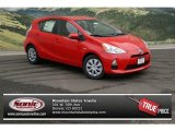 2013 Absolutely Red Toyota Prius c Hybrid Two #77270070